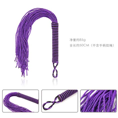 New Arrival Spanking Purple Whip Sex Toys For Sex Adults Game Punishment Hand Made Flogger Whip