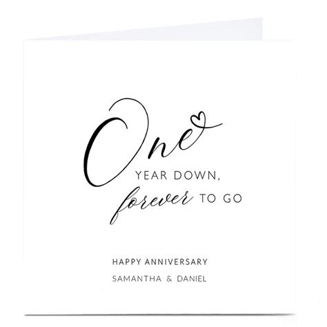 1st Anniversary Cards First Wedding Anniversay Cards For Husband