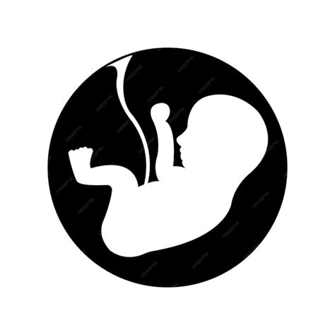 Premium Vector Fetus Icon Logo Vector Design Template