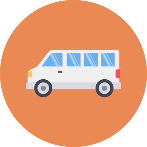 Minivan Free Transportation Icons