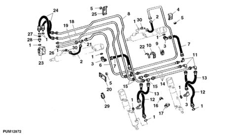 260 Loader Farm Hydraulic Circuit Located On Loader Boom Epc John