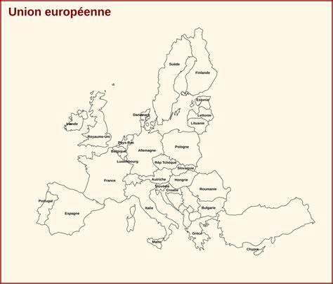 Carte dEurope à compléter et à imprimer