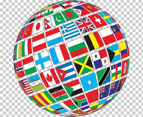 Flags Of The World Map Globe