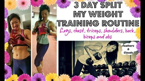 MY WORKOUT ROUTINE LOSE FAT GAIN MUSCLE 3 DAY WEIGHT TRAINING