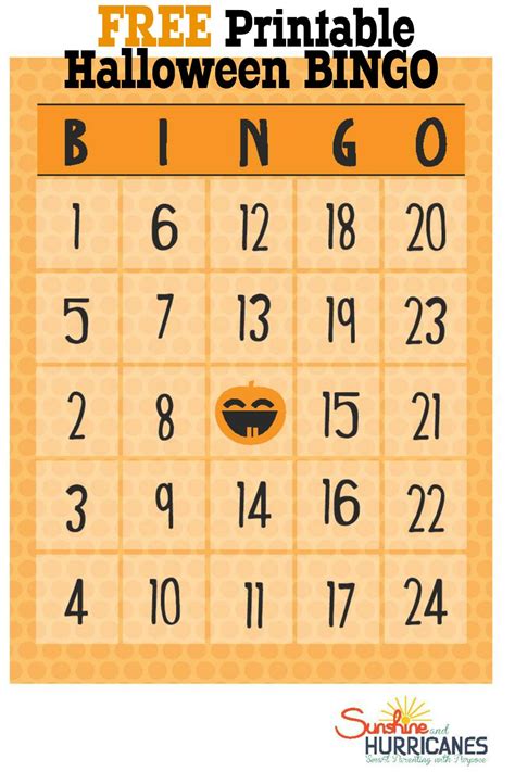 Print only as many as you need. Free Halloween Printables - Bingo