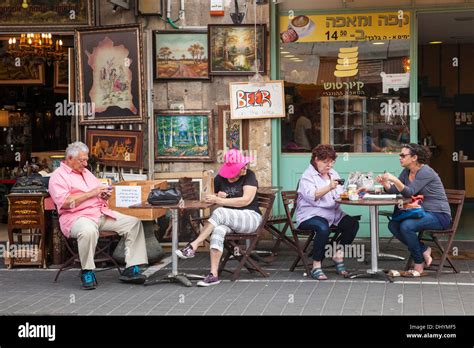 Jaffa Coffee Shop Tel Aviv Israel Stock Photo Royalty Free Image