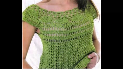 Crochet continuo crochet para principiantes patrones puntadas puntos. Blusa Verde Calado Perfecto a Crochet | Doovi