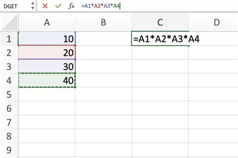How To Multiply In Excel