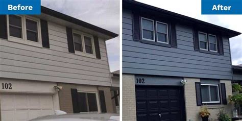 Vinyl Siding Before And After