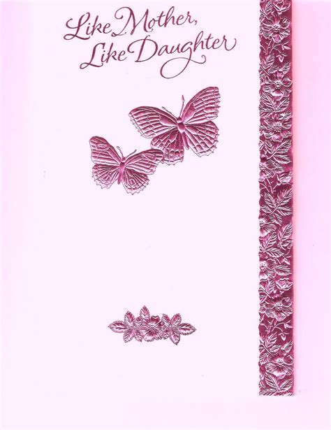This book is a terrific resource for those women raised by narcissistic mothers and looking for strategies for change. tin and sparkle: Pink Saturday - Mothers Day Card from Daughter