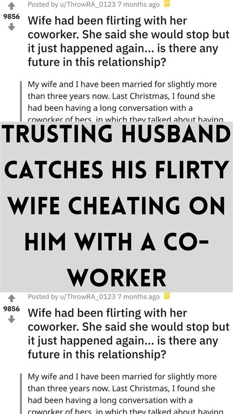 Trusting Husband Catches His Flirty Wife Cheating On Him With A Co Worker Ending Relationship
