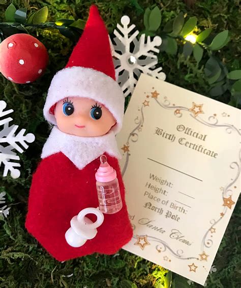 Elf babies aren't an official toy from the elf on the shelf store, though many are dressed in the red outfits that match the signature elf. In Time for Christmas, Elf on the Shelf Can Now Have ...