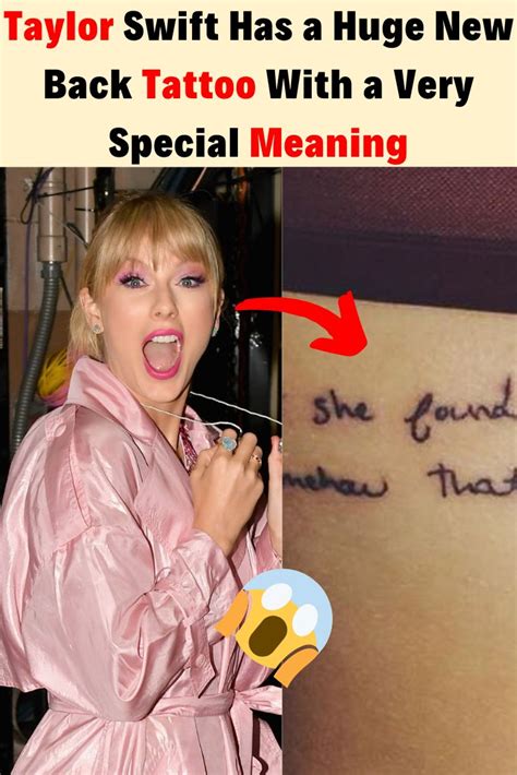 Taylor Swift New Tattoo