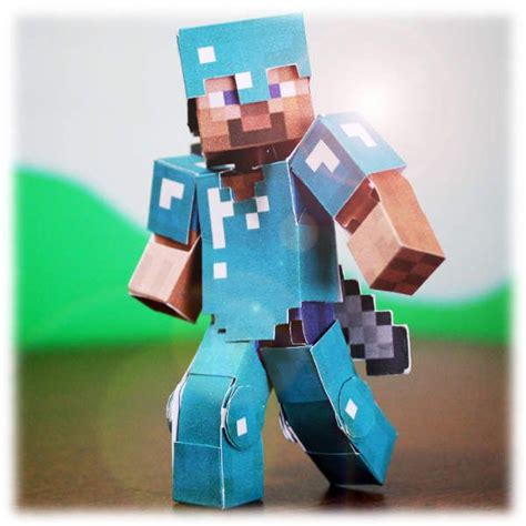 Papercraft Ultimate Bendable Character Armour Diamond Minecraft