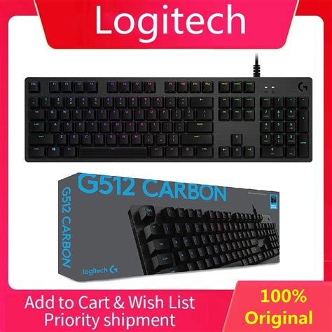Logitech G512 Mechanical Gaming Keyboard Lightsync Rgb Wired Gaming