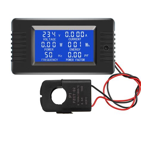 Pzem 022 Open And Close Ct 100a Ac Digital Display Power Monitor Meter
