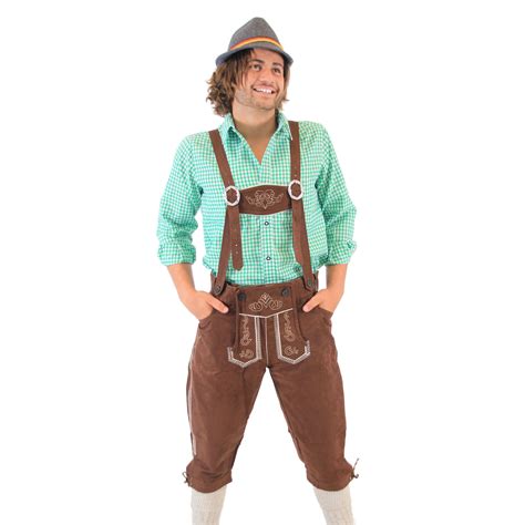 Oktoberfest Bavarian Costume Lederhosen Pants