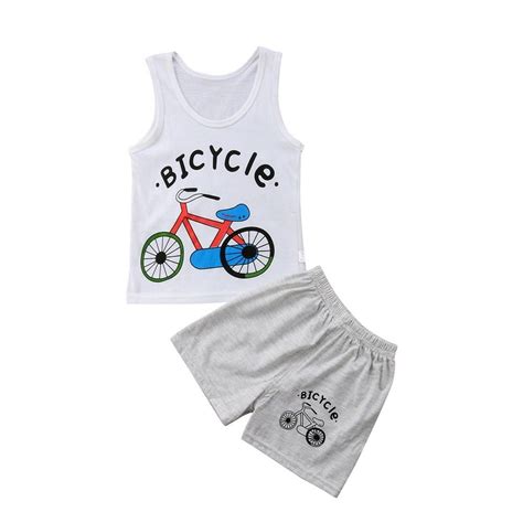 Toddler Kids Baby Boy Set Summer T Shirt Topspants Summer Casual 2pcs
