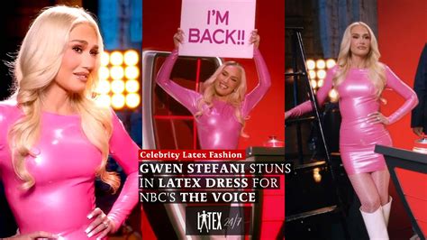 Gwen Stefani Stuns In Latex Dress For Nbc S The Voice Latex24 7