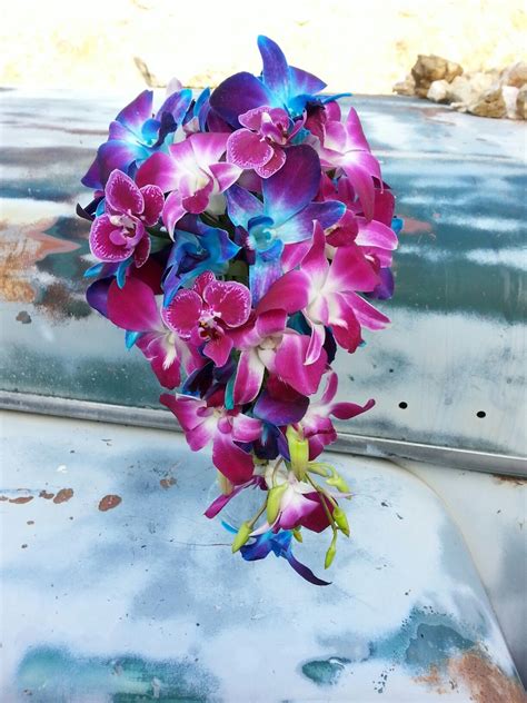 Cascading Orchid Bridal Bouquet Orchid Bridal Bouquets Bridal Bouquet Wedding Flowers