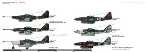 War Machines Drawn Messerschmitt Me262 Part Nine Various