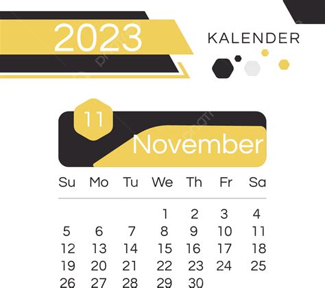 Calendario 2023 Calendario De Escritorio Calendario De Noviembre Png