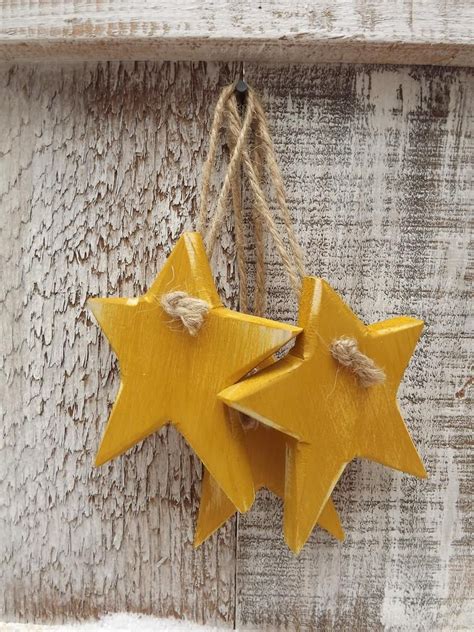 These Wood Stars Are Perfectly Rustic They Are Made To Order And Come