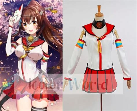 Kantai Collection Kancolle Yamato Cosplay Costume Halloween Costume In Game Costumes From