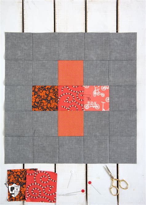 Learn How To Make A Plus Quilt Block Polka Dot Chair Quilting