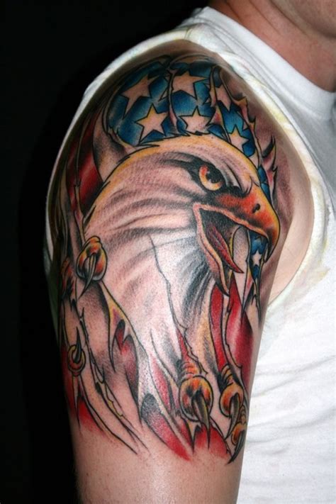 52 Eagle Shoulder Tattoos Ideas And Meanings