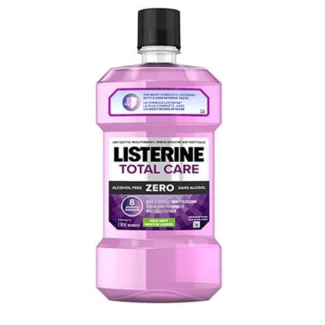 Listerine Total Care Antiseptic Mouthwash Alcohol Free 1 L White