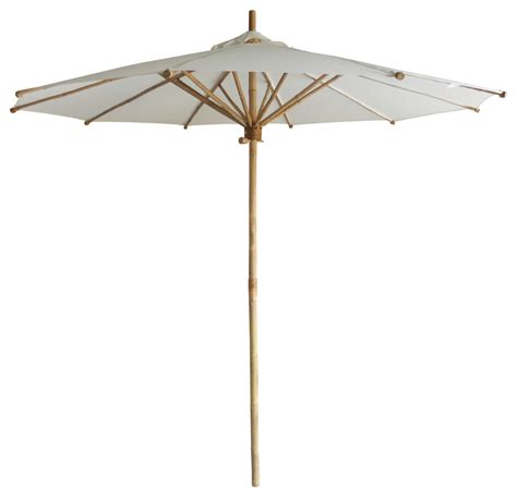 Bamboo Umbrella Traditional Outdoor Umbrellas By Zero Emission World