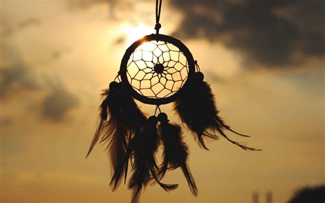 Download Dream Catcher With Cloudy Sky Wallpaper