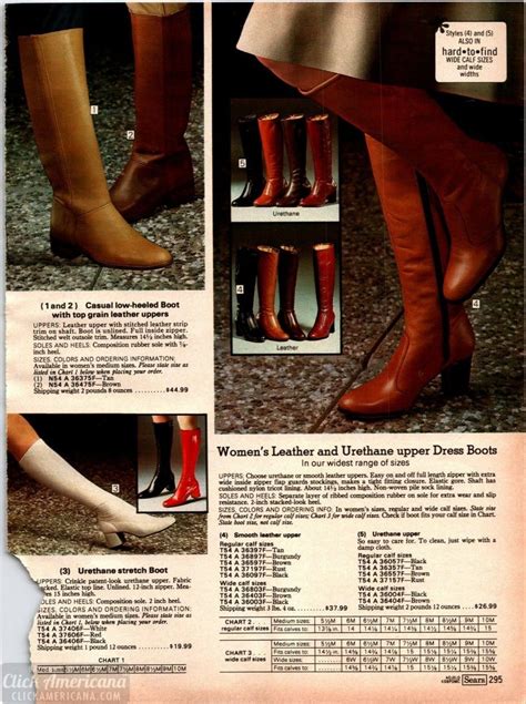 Late 70s Fashion Womens Shoes From The 1979 Sears Catalog Late 70s