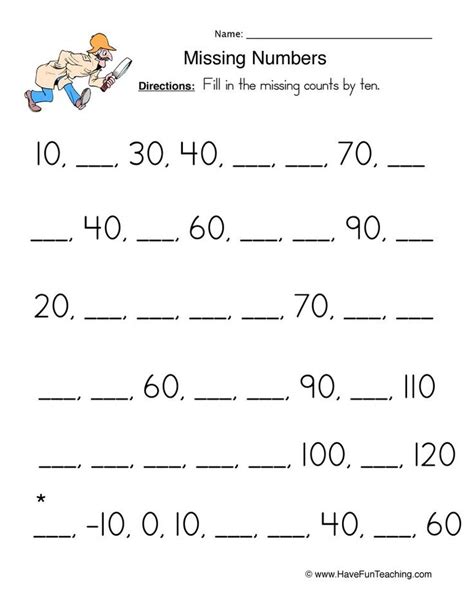 Count By S Worksheet