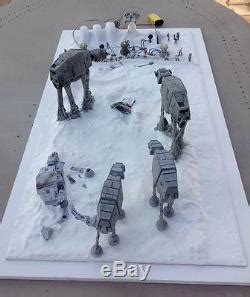 I saw this come across twitter yesterday, and get picked up on a few sites, but it obviously deserves more attention. Battle Of Hoth Diorama Big Size Custom Star-wars