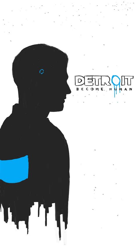 Image result for connor dbh silhouette | Detroit become human, Detroit, Detroit become human connor