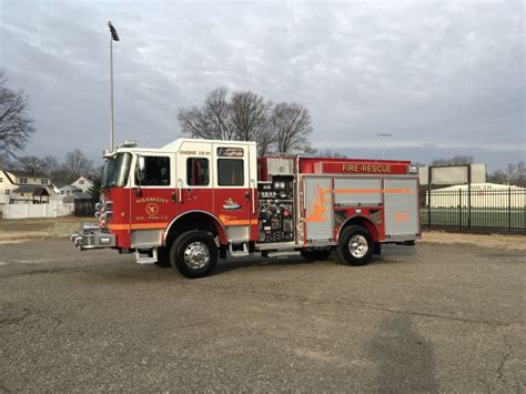 Pierce Fire Truck Saber 4x4 Pumper Delivered To The Township Of