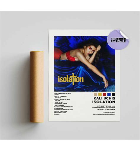 Kali Uchis Posters Isolation Poster Album Cover Poster Inspire Uplift