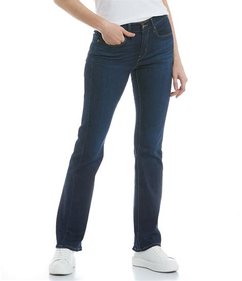 Levis Classic Bootcut Stretch Denim Mid Rise Jeans Dillards