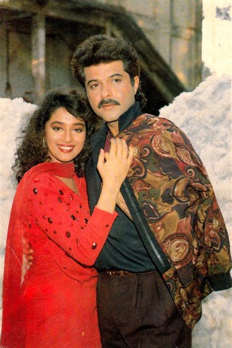 Madhuri Dixit And Anil Kapoor Vintage Pictures Old Pictures 90s