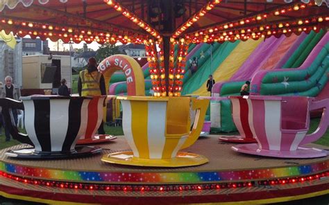 Tea Cups Ride Image Ml Pleasure Fairs I In Association With Bensons Fun Fairs