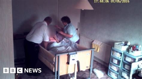 Hidden Camera Caught Carers Abusing Dora Melton At Home Bbc News