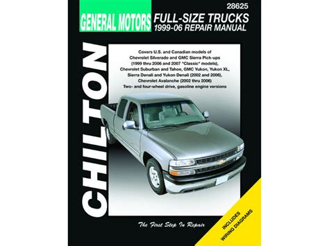 1999 2006 Chevrolet Silverado 1500 Paper Repair Manual Chilton 28625