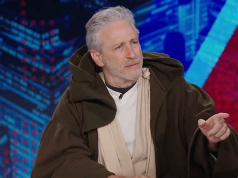 Jon Stewart Returns To The Daily Show Dressed As Obi Wan Kenobi