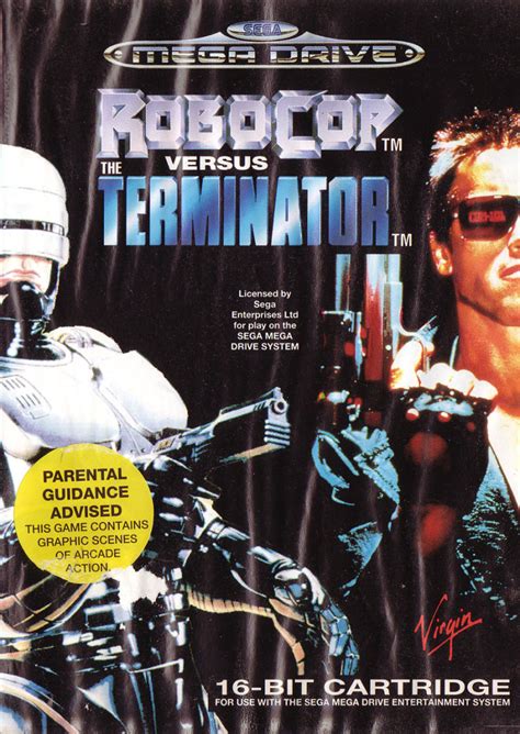 RoboCop versus The Terminator (1993) box cover art - MobyGames