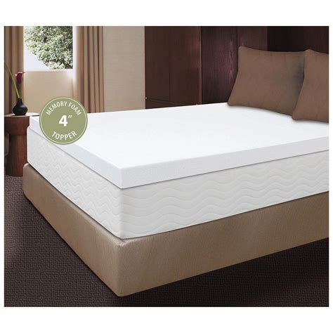 The density of the memory foam mattress topper determines the extent of the support, warmth, and comfort the topper will provide. Visco® 4 inch Memory Foam Mattress Topper