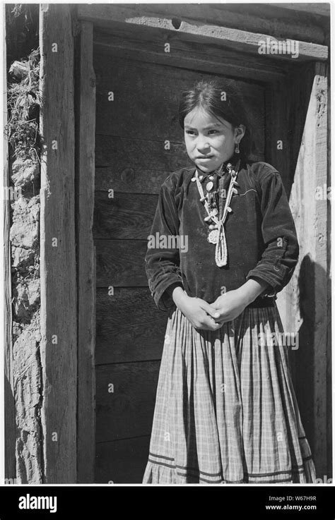 Navajo Girl Canyon De Chelle Arizona 1941 Canyon De Chelly