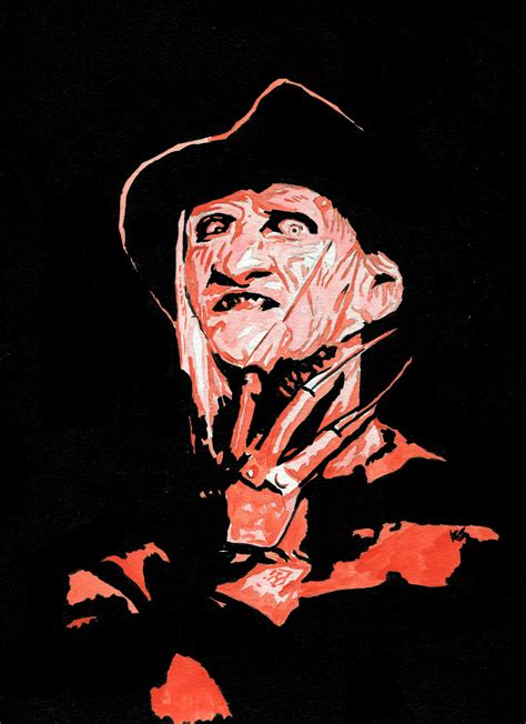 Nightmare On Elm Street Freddy Freddy Krueger Art Print Etsy