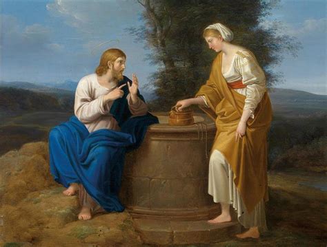 Christ And The Samaritan Woman At The Well 1818 Ferdinand Georg